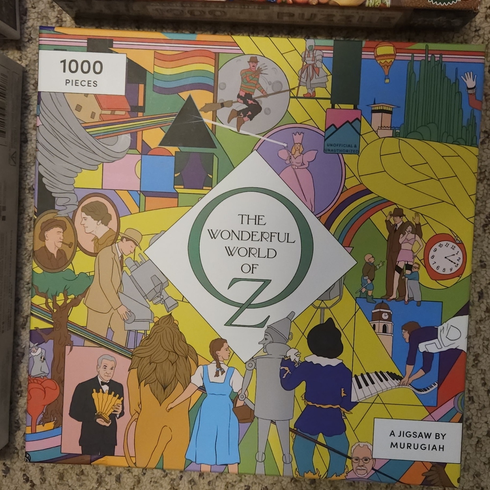 The Wonderful World of Oz 1000 Piece Jigsaw Puzzle UNIQUE!!
